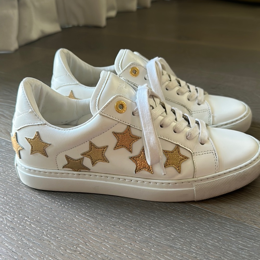 ZADIG & VOLTAIRE SHOES GOLD STARS
